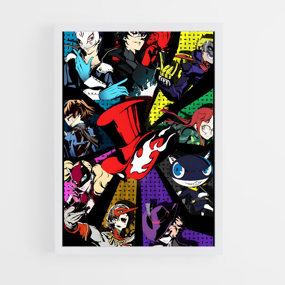 Poster Phantom Thieves – affiche Persona 5 (vue 3)